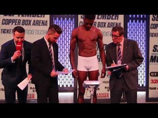 HOT PROSPECT UMAR SADIQ WEIGHS IN AHEAD OF PROFESSIONAL DEBUT ON SAUNDERS v MONROE JR