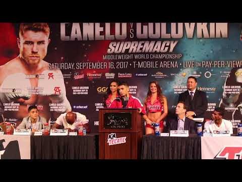 CANELO' ALVAREZ v GENNADY GOLOVKIN - UNDERCARD CONFERENCE - DIEGO DE LA HOYA v RANDY CABALLERO