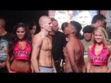 ABEL SANCHEZ LATEST HIT PROSPECT SERHIL BOHACHUK STEPS ON THE SCALES / CANELO v GOLOVKIN