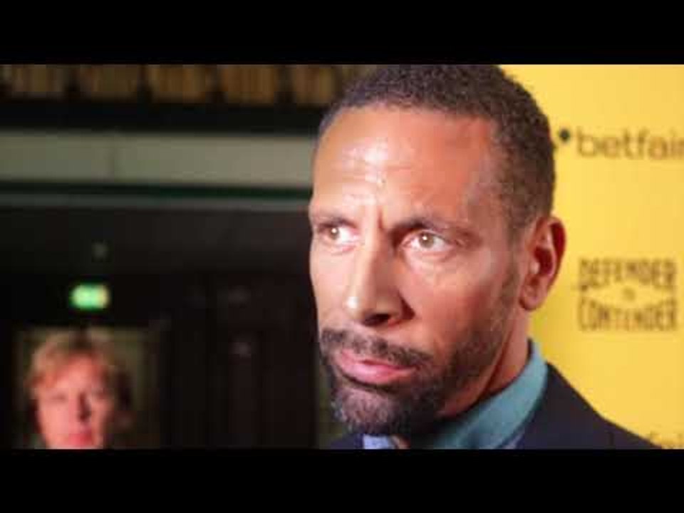 RIO FERDINAND -'THIS IS NOT A CIRCUS, IVE GOT UPMOST RESPECT FOR BOXING, IM NOT DISRESPECTING IT'