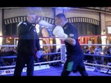 READY TO UNLEASH PAIN ON SHAYNE? - PETER McDONAGH HAMMERS THE PADS WITH TRAINER PETER FURY