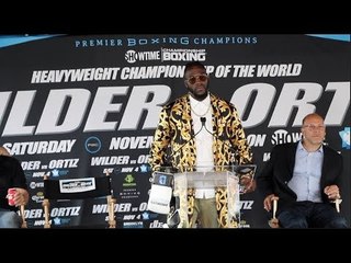 'YOU KNOW WHAT HAPPENED TO KING KONG IN NEW YORK?!' DEONTAY WILDER EXPLICIT PRESS CONFERENCE SPEECH