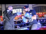 WAR FURY!! - HUGHIE FURY SMASHES THE PADS WITH FATHER & TRAINER PETER FURY / PARKER v FURY