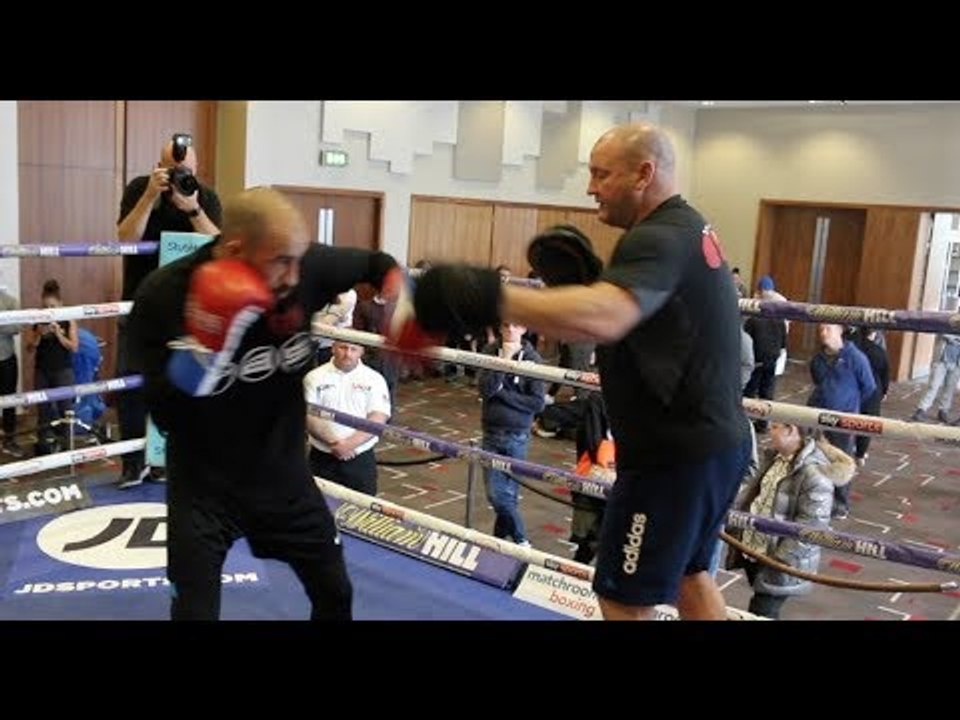 'COMING FOR YOU MASHER LAD!' - THOMAS STALKER HITS THE PADS w/ TRAINER DANNY VAUGHN / DODD v STALKER