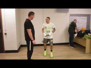 DON BROADHURST WARMS UP AHEAD OF BRITISH TITLE CLASH W: JOSH WALE  / PARKER v FURY