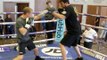 SHARP! - PAUL BUTLER SMASHES THE PADS WITH TRAINER JOE GALLAGHER AHEAD OF STUART HALL REMATCH