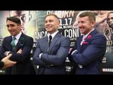 'WE LOOK LIKE WE JUST GOT ADJOURNED FROM COURT' - CARL FRAMPTON, JAMIE CONLAN & PADDY BARNES