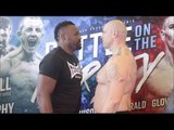 DERECK CHISORA RETURNS FIRST EVER WEIGH IN AS A EDDIE HEARN FIGHTER / CHISORA v FLIPOVIC