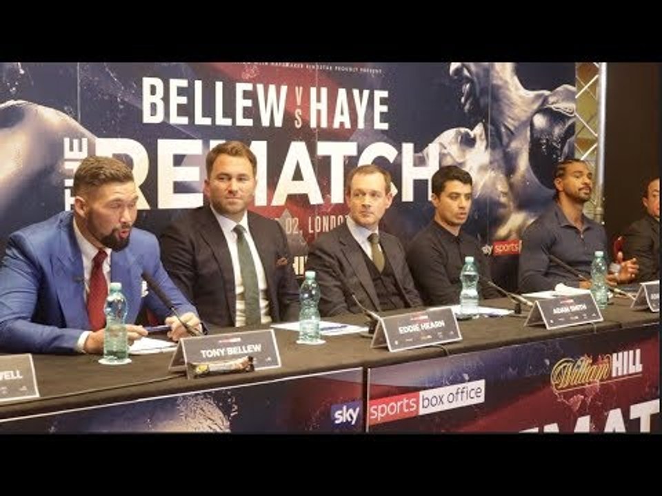TONY BELLEW v DAVID HAYE - OFFICIAL PRESS CONFERENCE (FULL & COMPLETE) / THE REMATCH  / BELEW v HAYE
