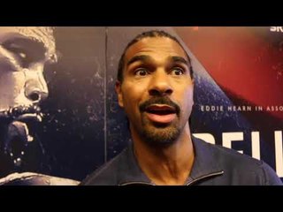 DAVID HAYE ON TONY BELLEW 'ROBBING THE BANK', QUESTIONS MOTIVE - VOWS HE 'WONT HEAR THE FINAL BELL'