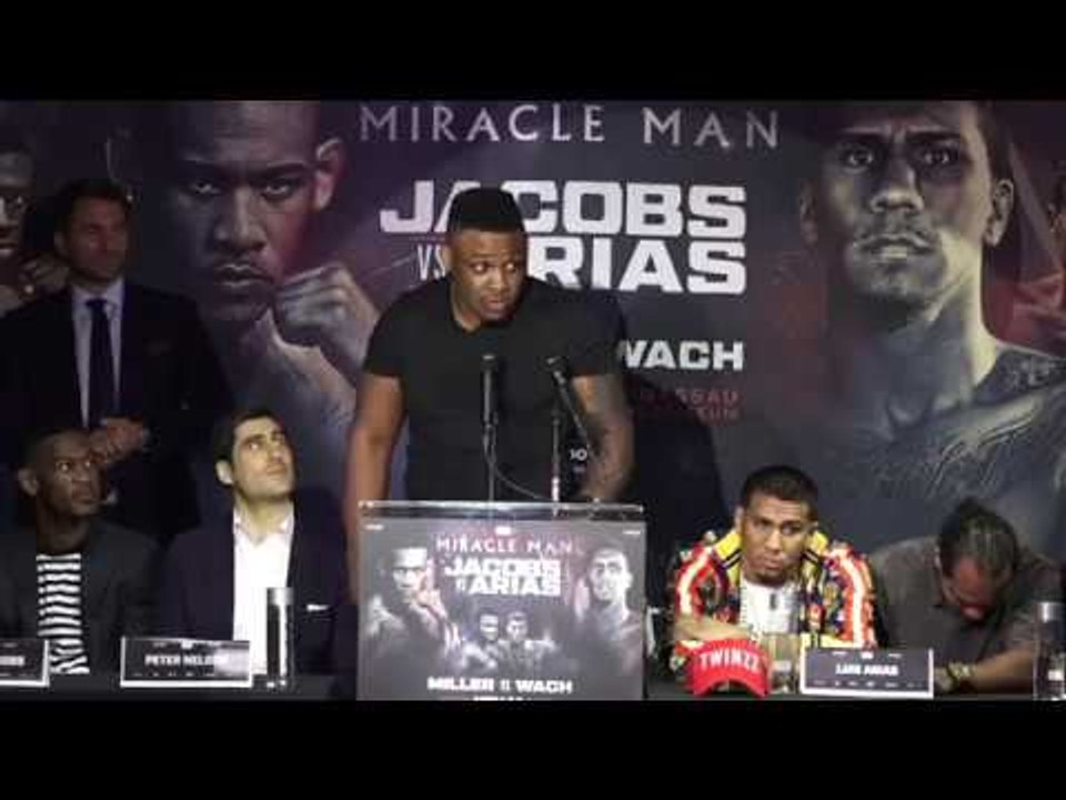 EDDIE HEARN PRESENTS MATCHROOM USA - JACOBS v ARIAS / MILLER v WACH - FULL NEW YORK PRESS CONFERENCE