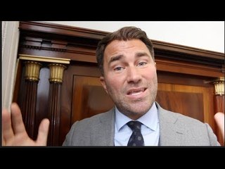 EDDIE HEARN ON MATCHROOM USA, JACOBS, LIVERPOOL CARD, BELLEW v HAYE, WHYTE & CARL FRAMPTON MOVE