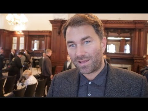 EDDIE HEARN ON GEORGE GROVES v JAMIE COX, CHRIS EUBANK JR, ANTHONY JOSHUA, DILLIAN WHYTE & RITSON