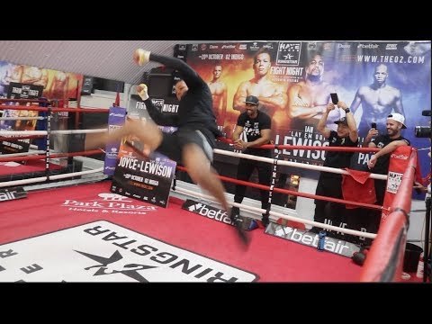 UNBELIEVABLE FLIP!! HEAVYWEIGHT JOE JOYCE SHOWS OFF HIS CAPOEIRA IN FRONT MENTOR DAVID HAYE