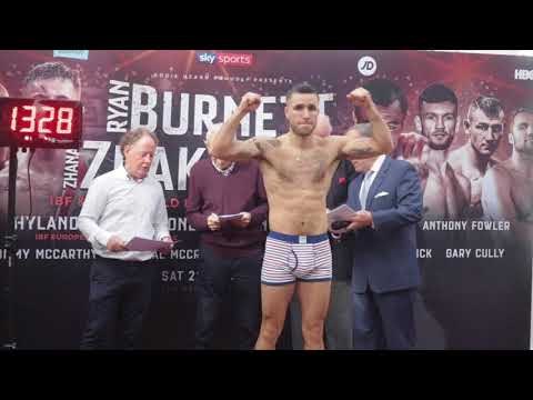 DAVID OLIVER JOYCE STEPS ON THE SCALE IN BELFAST / BURNETT v ZHAKIYANOV