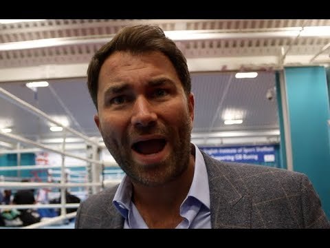 EDDIE HEARN ON PULEV PULLOUT, JOSHUA-TAKAM, WHYTE, GROVES-EUBANK, SCHAEFER BEEF, DIGS AT DiBELLA!