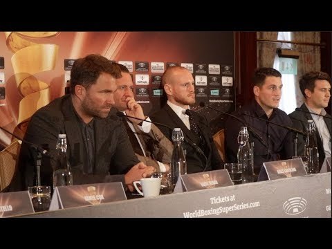 GEORGE GROVES v JAMIE COX - OFFICIAL PRESS CONFERENCE W/ KALLE SAUERLAND & EDDIE HEARN