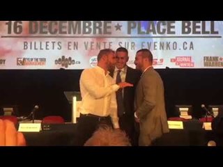 BILLY JOE SAUNDERS TELLS DAVID LEMIEUX - I AM GYPSY -CHIN OF GRANITE -ILL PUT YOU OUT LIKE A CANDLE!