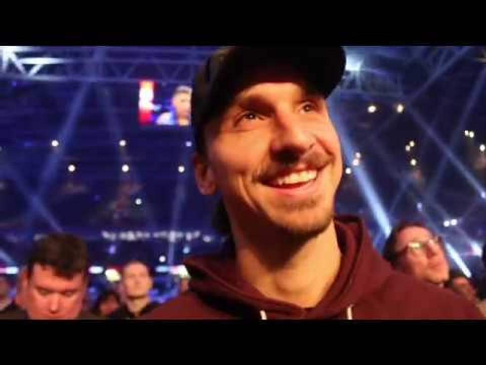 'I WANT TO SEE JOSHUA v WILDER!' - ZLATAN IBRAHIMOVIC REACTS TO JOSHUA'S 10th ROUND TKO OF TAKAM