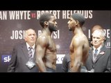 JOSHUA BUATSI v SAIDO SALL - OFFICIAL WEIGH IN & HEAD TO HEAD / JOSHUA v TAKAM