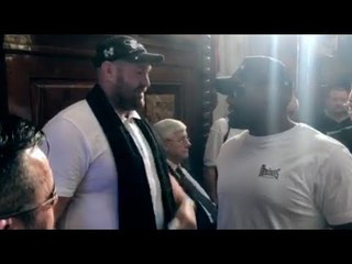 'I GOT 7 STONE TO LOSE' - TYSON FURY COMES TO SUPPORT DERECK CHISORA IN MONACO