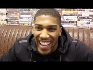 ANTHONY JOSHUA - I'LL SLAP WILDER AROUND THE RING! / I WILL KO FURY! -27 STONE, IM THE WEIGHTLIFTER?