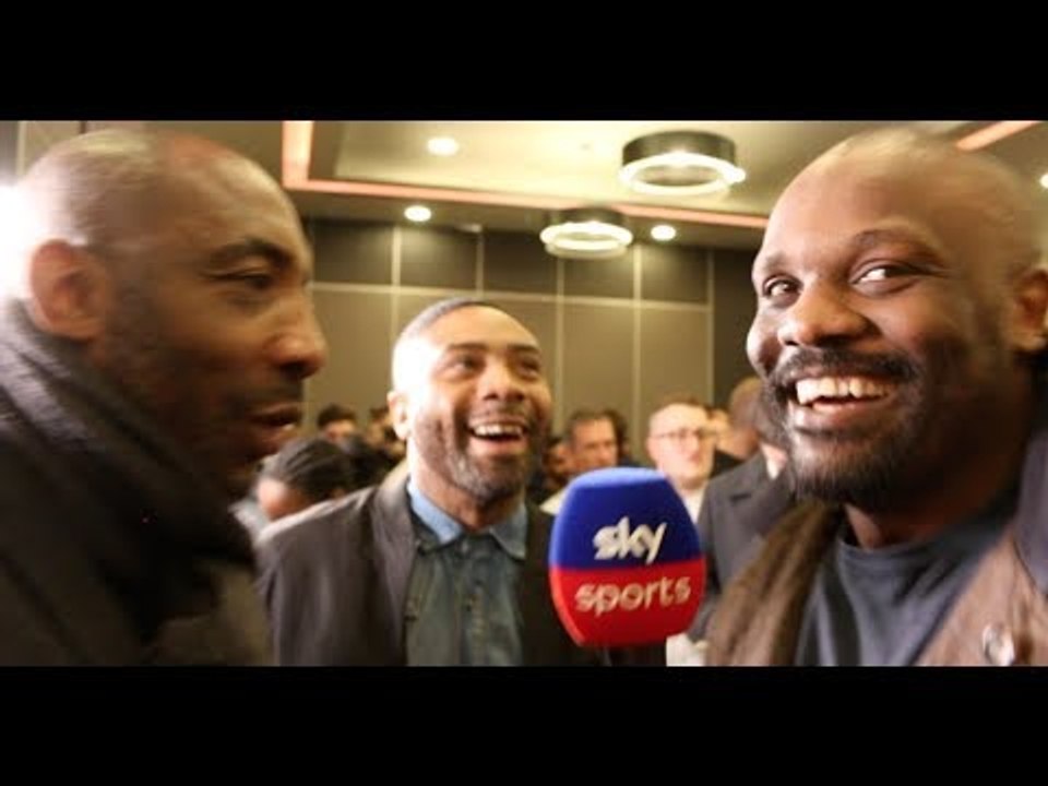 JOHNNY NELSON DOES LOOK NOT HAPPY - AS DERECK CHISORA ATTEMPTS TO TAKE HIS JOB ON SKY SPORTS!