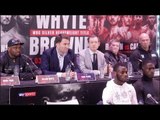 DILLIAN WHYTE v LUCAS BROWNE - (FULL & COMPLETE) PRESS CONFERENCE W/ EDDIE HEARN & FULL UNDERCARD