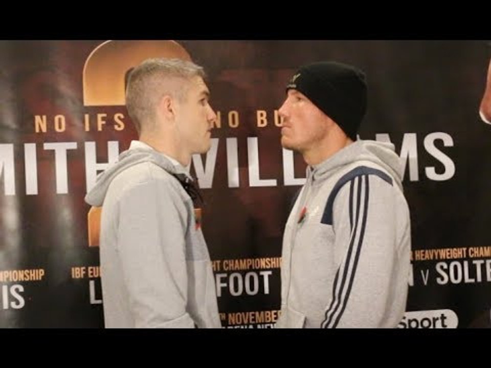 NO IFS NO BUTS! - LIAM SMITH v LIAM WILLIAMS 2 - HEAD TO HEAD @ FINAL PRESS CONFERENCE