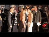 HEATED WORDS EXCHANGED!! -DANNY JACOBS v LUIS ARIAS - OFFICIAL WEIGH IN & HEAD TO HEAD