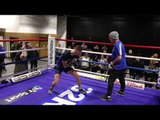 FEATHERWEIGHT MARCO McCULLOUGH HAMMMERS THE PADS IN BELFAST / FRAMPTON REBORN