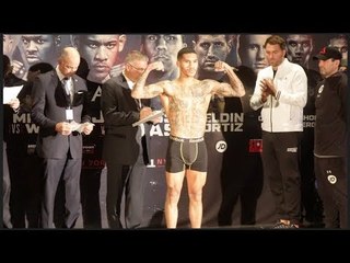 THE DESTROYER USA DEBUT!! CONOR BENN v BRANDON SAMUDO - OFFICIAL WEIGH IN & HEAD TO HEAD