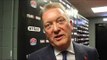 FRANK WARREN REACTS TO LIAM SMITH WIN OVER LIAM WILLIAMS, LEATHER-FOOT, TALKS GORMAN v DUBOIS?