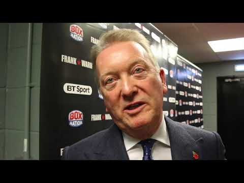 FRANK WARREN REACTS TO LIAM SMITH WIN OVER LIAM WILLIAMS, LEATHER-FOOT, TALKS GORMAN v DUBOIS?