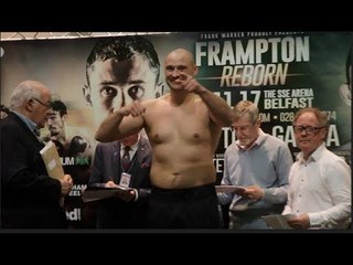 TYSON FURY!? NO LAD. BIG LIVERPOOL HEAVYWEIGHT ALEX DICKINSON STEPS ON THE SCALES