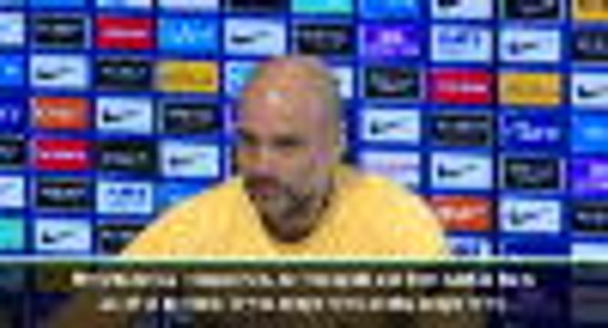 Our thoughts are with the injured fan and his family - Guardiola