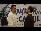 JAKE 'THE BLADE' BALL v MILES SHINKWIN - HEAD TO HEAD @ FINAL PRESS CONFERENCE