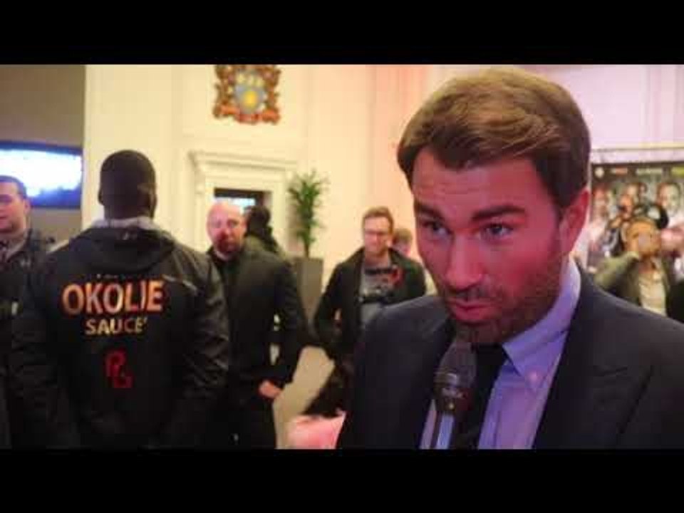 EDDIE HEARN ON JOSHUA v PARKER TALKS, OKOLIE v CHAMBO ,TYSON FURY & DILLIAN WHYTE v LUCAS BROWNE