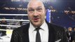 TYSON FURY REACTS - 'IF YOU WANT TO SEE WHAT I'LL DO TO ANTHONY JOSHUA, WATCH SAUNDERS v LEMIEUX'