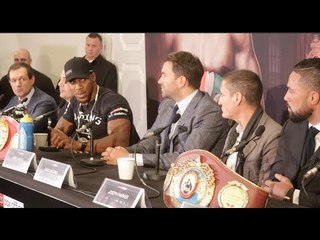 I CAME OUT OF A POLICE CELL THE DAY I SPARRED DAVID PRICE - ANTHONY JOSHUA OPENS UP ABOUT BEING HURT