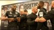 PURE BRITISH BEEF!!! - LAWRENCE OKOLIE v ISAAC CHAMBERLAIN - HEAD TO HEAD @ FINAL PRESS CONFERENCE