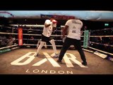 ISAAC CHAMBERLAIN SMASHES THE PADS W/ TRAINER TED BAMI / OKOLIE v CHAMBERLAIN / BRITISH BEEF