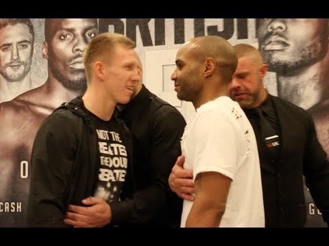 CARSON JONES ATTEMPTS TO TAUNT TED CHEESEMAN - WHO IS NOT FAZED! - HEAD TO HEAD @ PRESS CONFERENCE