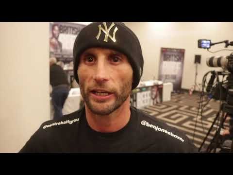 'WEVE BOTH GOT HIGH WORK RATES & CAN PUNCH SO WE'LL GIVE THE FANS A GREAT FIGHT'-BEN 'DURACEL' JONES