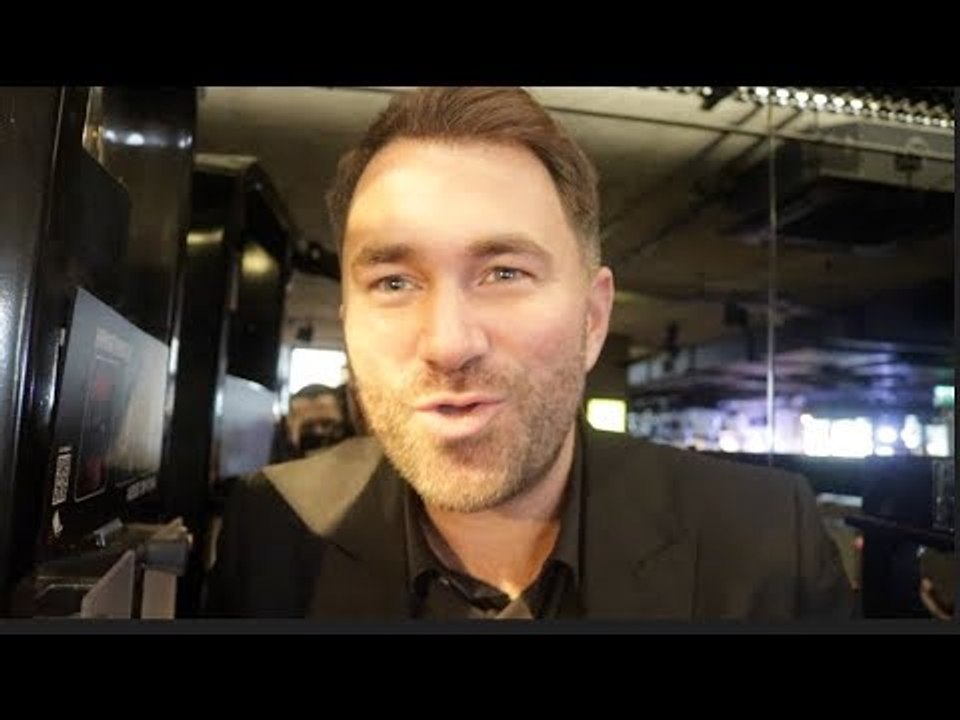 EDDIE HEARN ON BEING MISTAKEN FOR SECURITY, OKOLIE v CHAMBERLAIN, DAVID PRICE v ALEXANDER POVETKIN