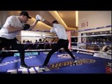 BEAST!! GAMAL YAFAI SMASHES THE PADS W/ TRAINER MAX McCRACKEN / YAFAI v McDONNELL
