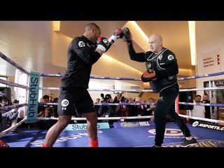 KELL BROOK (FULL & COMPLETE) PUBLIC WORKOUT FROM SHEFFIELD W/TRAINER DOMINIC INGLE