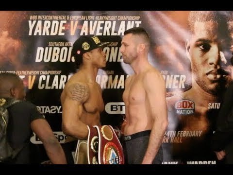 BEAST MODE! - ANTHONY YARDE v TONY AVERLANT - OFFICIAL WEIGH-IN VIDEO / YARDE v AVERLANT