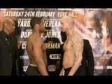 HEAVYWEIGHT CLASH! - DANIEL 'DDD' DUBOIS v DL JONES - OFFICIAL WEIGH IN VIDEO / DUBOIS v JONES