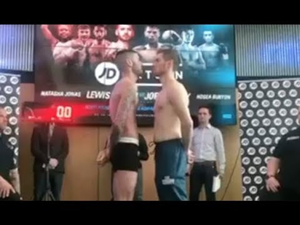 LEWIS RITSON v JOE MURRAY - OFFICIAL WEIGH-IN FROM MANCHESTER / RITSON v MURRAY / NTXGEN